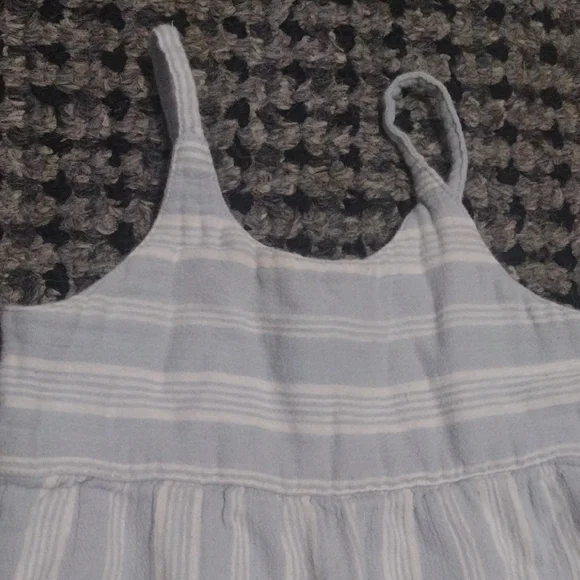 Chic Striped White Kids Romper - Picture 4 of 8